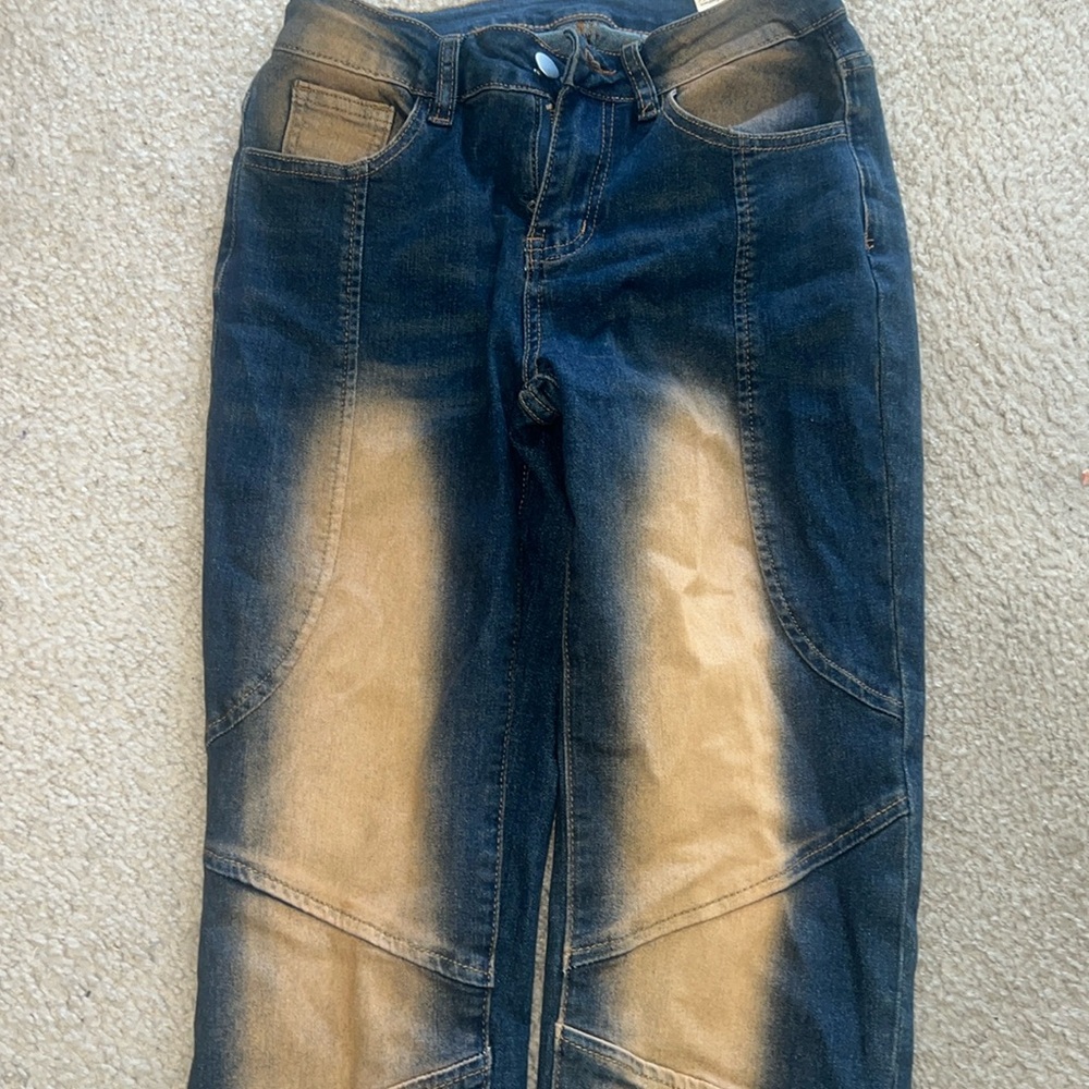 New denim jeans! No tags! Acid wash! Perfect for petite people! Petite inseam!